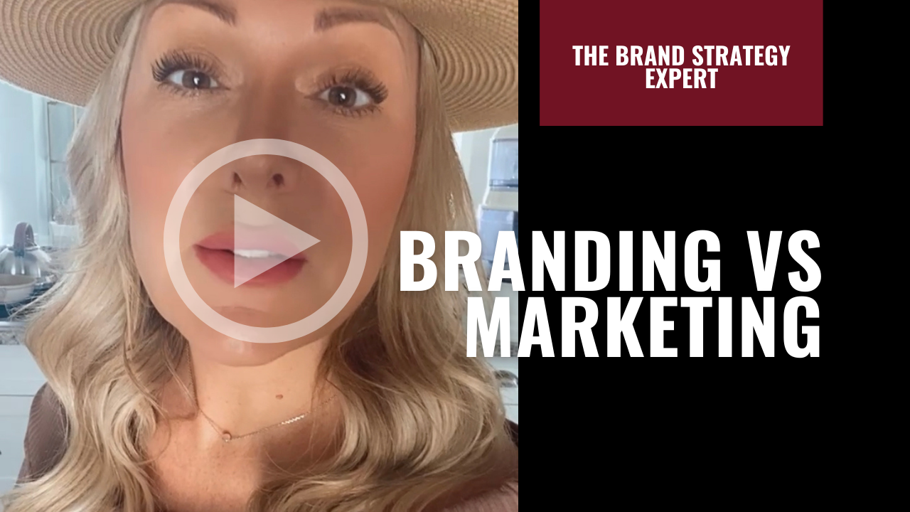 definition of branding vs marketing